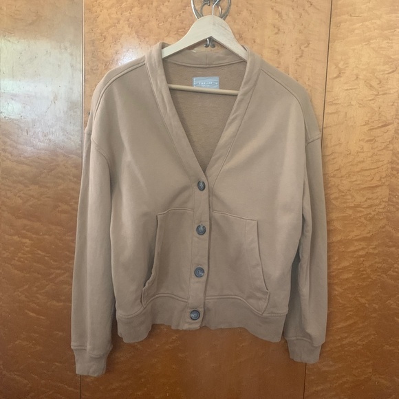 Everlane Jackets & Coats Everlane Organic Cotton Varsity Cardigan